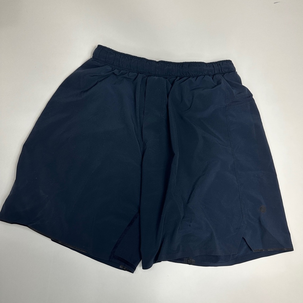Lululemon Athletica Navy Surge shorts 6”